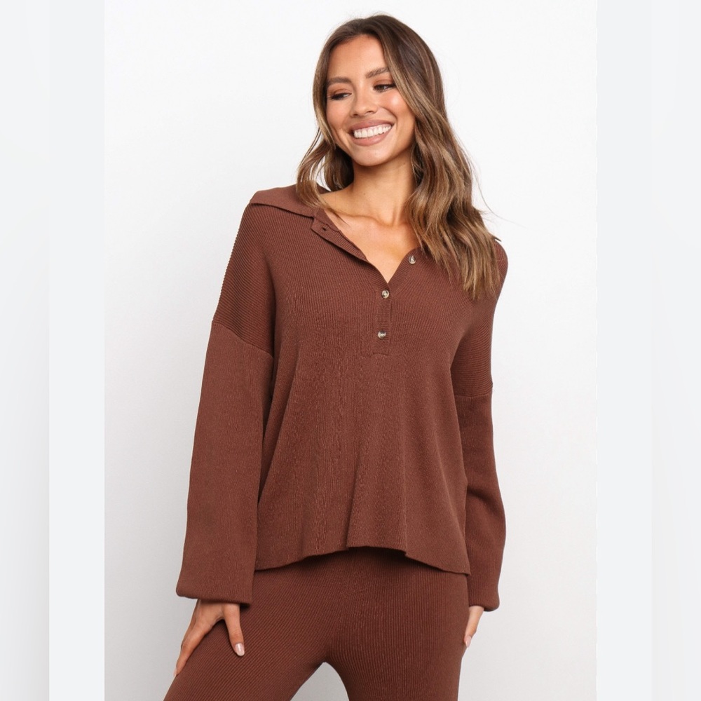 NWT Petal & Pup | Brown Knit Sweater